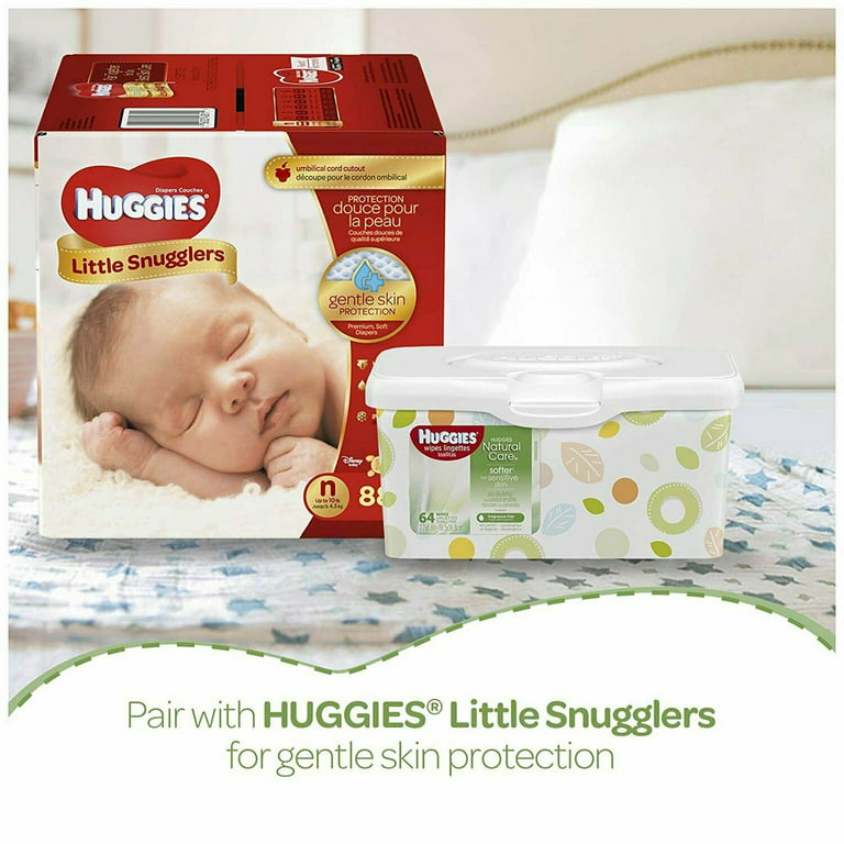 Huggies Huggies Baby Wipes Natural Care Fragrance Free Refill 184