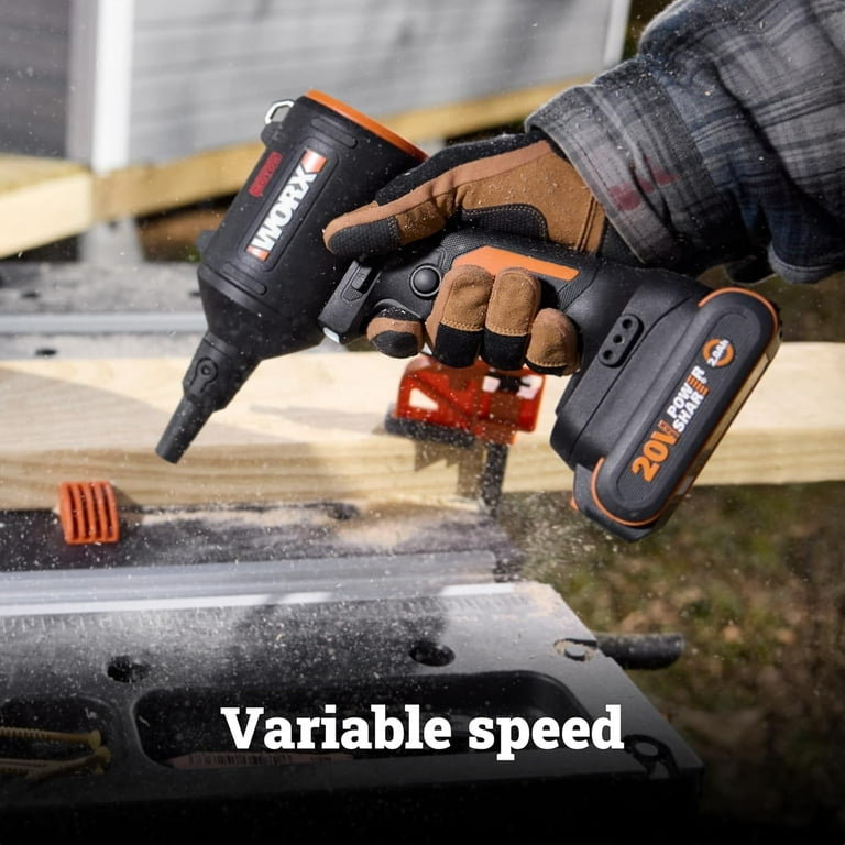 Worx Nitro WX099L.9 20V Power Share Duster, Inflator and Shop