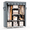 Grey-3 Row - 49'' Wide, variant on Grey 3 Row - 52'' Wide Free Standing Portable Closet Wardrobe for Hanging Clothes