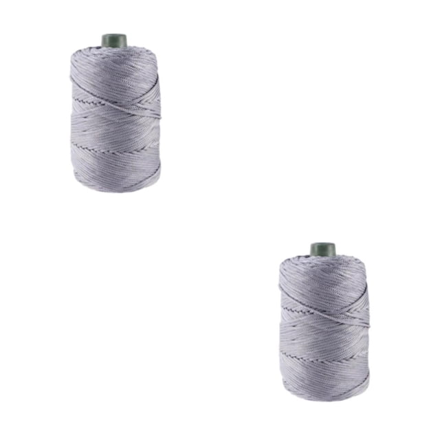 tredstone Durable Ice Rope For Handmade Cushions Exquisite Craft And No Shedding Crochet Yarn Thread 05 Grey 2Set