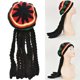 thumbnail image 2 of Crochet Dreadlocks Hat Street Photo Reggae Caps Warm Pullover Hat Casual Wear Hiphop Braid Hat Cosplay Party Props Hat, 2 of 4