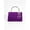 Purple, variant on RUMANLAND Women's Rhinestone Handle Clutch Purse Sparkle Crystal Tassel Evening Bag for Wedding Party