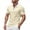 Beige, variant on Mens Polo Shorts Men's Zipper Collar Gradient Shirt Short Sleeve Casual Business Dressy Tee Summer Top Summer Casual Outdoor Basic
