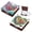 2PCS-2, variant on FLOPESN Diamond Art Note Box, Wooden Message Paper Storage Organizer with 160 Sticky Notes, DIY Craft Kit