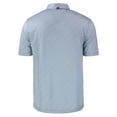 thumbnail image 3 of Men's-Cutter & Buck  Gray Philadelphia Union Pike Eco Pebble Print Stretch Recycled Polo, 3 of 3