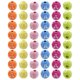 thumbnail image 1 of 100 cuentas redondas cruzadas, cuentas espaciadoras, cuentas sueltas con agujeros para hacer joyas de rosario, 1 of 6