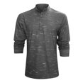 thumbnail image 1 of toraway T-Shirts Graphiques Chat pour Hommes Quatre Saisons Mode Décontractée Couleur Unie Design Contrasté Col à Revers Boutons Manches Longues TTG, 1 of 3