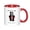 Red-1, variant on Holy Grail Black Knight Classic Film Character Mug 11oz - Home & Office Use, Comedy Fan Gift(White)