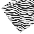 thumbnail image 5 of DouZhe Polyester Placemats Set of 4, Black Animal Tiger Stripe Pattern Heat Resistant Place Mats for Dining Table, 12" x 18", 5 of 7