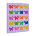 thumbnail image 2 of Stupell Industries Contemporary Colorful Butterflies on Lilac Canvas Art, 24 x 30, by LISH Creative, 2 of 8