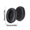 thumbnail image 2 of Aurgiarme Comfortable Noise Isolating Ear Cushions for Headphone Earpad for Improved Sound Ear Covers Replacement, 2 of 9