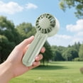 thumbnail image 5 of Lunxisen 1 Pcs Summer Outdoor Portable USB Rechargeable Handheld Fan High Wind Speed Personal Cooling Travel Beach, 5 of 8