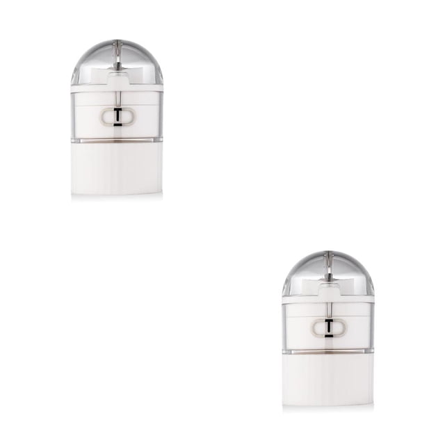 Yuarrent Pill Crusher Portable Snorting Kit 3 en 1 Pill Splitter Small Splitter Box Caja de almacenamiento de polvo fino blanco Type3 NO3 Yuarrent CBP209703