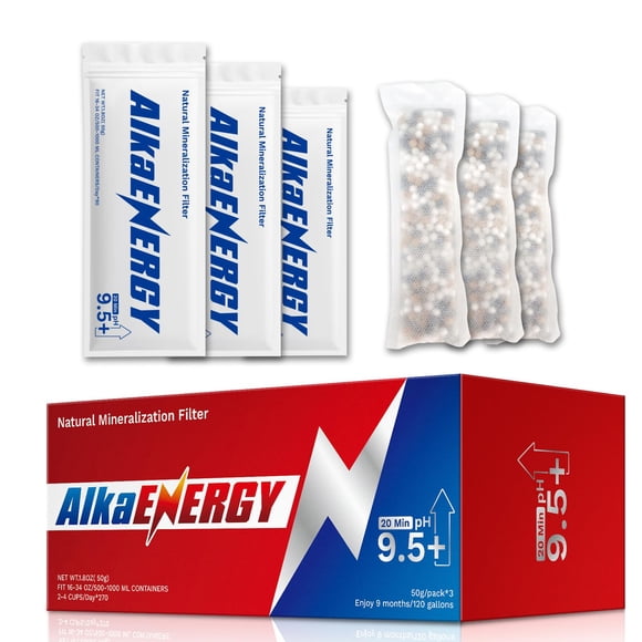 Sobres Filtro de Agua Tylola AlkaEnergy, 3 unidades, 50 g