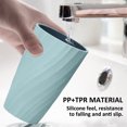 thumbnail image 3 of Bathroom Tumbler Cup Unbreakable Dental Rinsing Cup,Toothbrush Organizer For Teenager Children & Kids - Light blue, 3 of 5