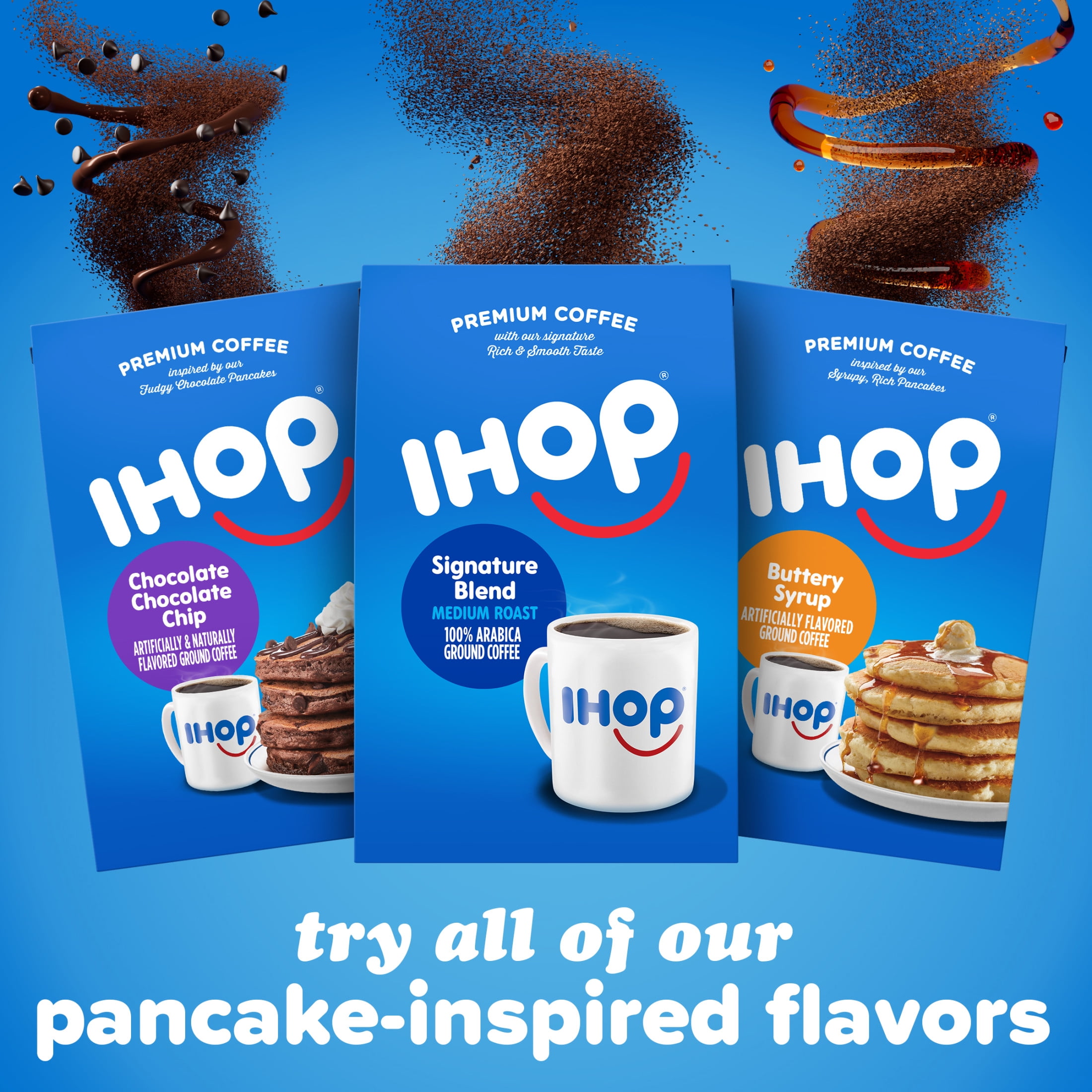 IHOP Medium Roast Signature Blend Ground Coffee, 20 oz Bag