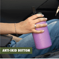 thumbnail image 6 of Ozark Trail 18 oz Stainless Steel Insulated Flip-Straw Water Bottle, Lilac, 6 of 12
