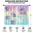 thumbnail image 2 of 2 Panels Cartoon Movie Print Pattern Nursery Curtains for Cartoon Lovers,Boys Girls Kids Cartoon Window Drapes for Living Bedroom Playroom Room Decor Rod Pocket 52x84 Inch, 2 of 5