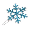 thumbnail image 3 of uds. Horquillas para el pelo con forma de copo de nieve, horquillas decorativas de Metal con diamantes de imitación azules, 3 of 8