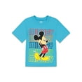 thumbnail image 2 of Disney Mickey Mouse Infant Baby Boys T-Shirt and Mesh Shorts Outfit Set Infant to Little Kid, 2 of 5