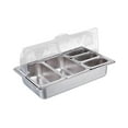 thumbnail image 2 of Buffet Chafer Set Chafing Buffet Chafer Set fiestas bandeja de comida de acero inoxidable eventos fiesta Catering comedor frotamiento plato 5 ranuras, 2 of 9