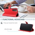 thumbnail image 3 of Samsung Galaxy S22 Plus 5G Étui, Portefeuille en Cuir Pu Couverture Rabattable Support Magnétique, 3 of 5