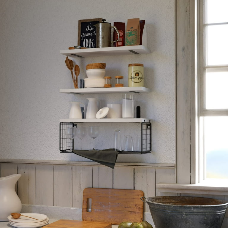 Floating Shelf, Wood Box Shelf, Bathroom Shelf, Wall Decor