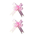 thumbnail image 1 of relayinert 10x for Organza Ribbons Pull Bows Colorful Wedding Party Floristry Car Decoration Pink 2Set, 1 of 6