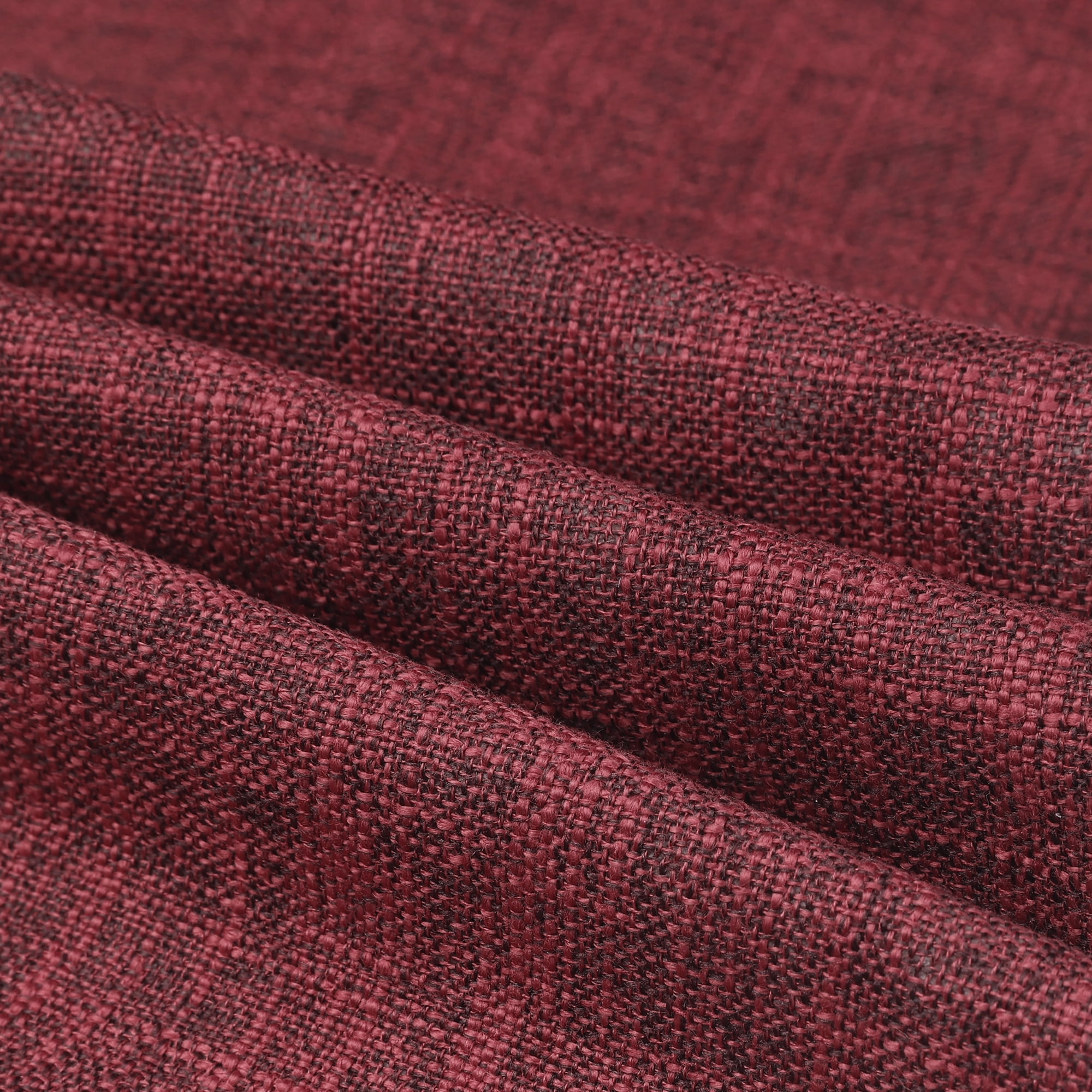 Unique Bargains 1 Pack Solid Color Table Runner Long Linen Table Banner Wine Red 12"x63"