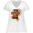 thumbnail image 3 of Inktastic I Wear Orange For My Mom Multiple Sclerosis Awareness Women's Plus Size V-Neck T-Shirt, 3 of 5