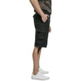 thumbnail image 5 of BRANDIT INDIVIDUAL WEAR Adult Male Classic Cargo Shorts, Color: Black, Size: XXL (2002-11002-XXL), 5 of 6