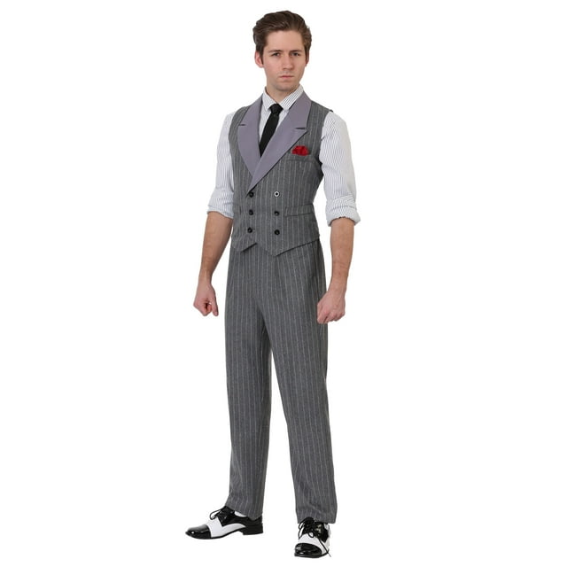 Déguisement Don de la Mafia 1920 pour Adulte Déguisement de Gangster Impitoyable pour Homme