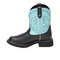 thumbnail image 3 of Justin Boots Womens Gemma Embroidered Round Toe Cowboy  Ankle Boots, 3 of 5