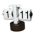 thumbnail image 2 of deevoka Auto Flip Clock Creative Automatic Page Turning Clock for Hotel Office Decor white, 2 of 9