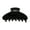 Black, variant on Premium Durable Acetate Hair Claws - Large 4 Inch No-Slip Claws for Thick Hair | 1 Piece (Creme)