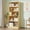 Oak, variant on DIYART White 71" Tall Bookcase, 5 Tier Large Bookshelf, Standing Wood Display Book Shelf for Living Room, Office, Library