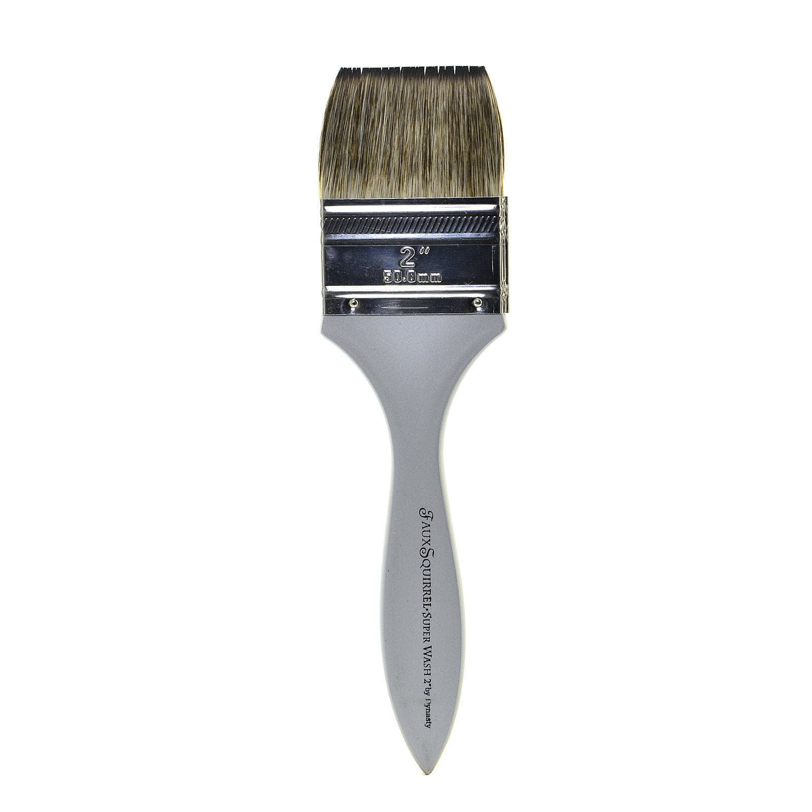 Squirel Flat Brush Classic 3016, Short Handle KOLOS, Quality