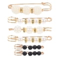 thumbnail image 1 of 6pcs delicados pantalones de seguridad de la perla pantalones de seguridad broche de seguridad clip fijo broche de ropa para mujeres, 1 of 7