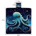thumbnail image 2 of Octopus Canvas Beach Blanket - Large Picnic Mat for Outdoor Activities, Sand Proof, Portable and Durable for Beaches, Camping, and Picnics - 200x150cm, 2 of 6