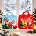 thumbnail image 6 of Christmas Treat Bags, 8.26X7.87" Self Sealing Candy Pouches with Handle, Festive Xmas Goodie Sacks, Holiday Snack Packing Bags, Santa Pattern Gift Pouches with Clear Window, Christmas Decoration, 6 of 7