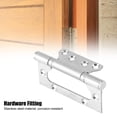 thumbnail image 4 of Furniture Hinge, 2Pcs With Brushed Texture Stainless Steel Hinge, Practical For Living Room Doors Home For Household Doors, 4 of 8