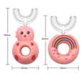 thumbnail image 4 of Kids U-shaped Toothbrush,silicone Manual Training Tooth Brush,360 Surround All-round Cleaning, 4 of 4