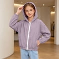 thumbnail image 4 of Acaics Girls Rain Jacket Waterproof lined Hooded RainCoats Windbreaker Size 3-16Y., 4 of 9