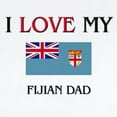 thumbnail image 2 of CafePress - I Love My Fijian Dad Infant Bodysuit - Baby Light Bodysuit, Size Newborn - 24 Months, 2 of 4