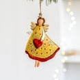 thumbnail image 2 of 1PC Vintage Iron Christmas Angel Hanging Ornament Household Pendant Wall Dangle For Home Decor (Color9), 2 of 8