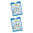 thumbnail image 3 of Póster de preescolar Advancent gráfico de pared de PVC interactivo con sonido del alfabeto Tipo6 2piezas, 3 of 5