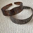 thumbnail image 6 of UNLLLL Vintage Tortoiseshell Acetate Headband, Wide Hairband for Women, Classic Elegant Hair Accessory, Non Slip Flexible Resin Material, for Daily Wear and Styling (Brown), 6 of 6