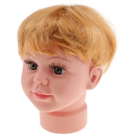 Durable Belle Tete De Mannequin En Plastique Pour Enfants Tete De Mannequin Pour Bebe Presentoir De Chapeau De Perruque De Cheveux Perruque De Garcon Incluse Walmart Canada