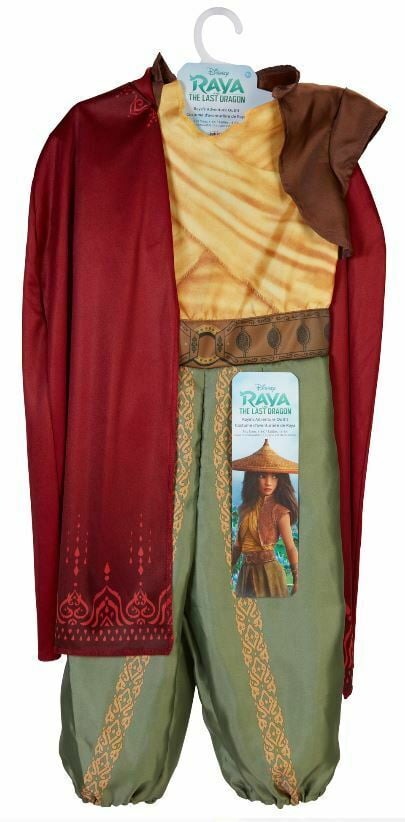 Disney's Raya and The Last Dragon Raya's Adventure Outfit Costume-Size 4-6X