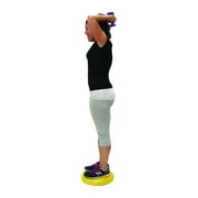 CanDo Inflatable Vestibular Disc, Silver, 14 Inch